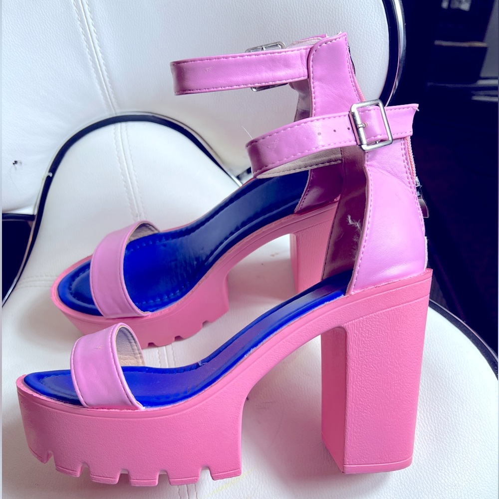 Pink Platform Heels